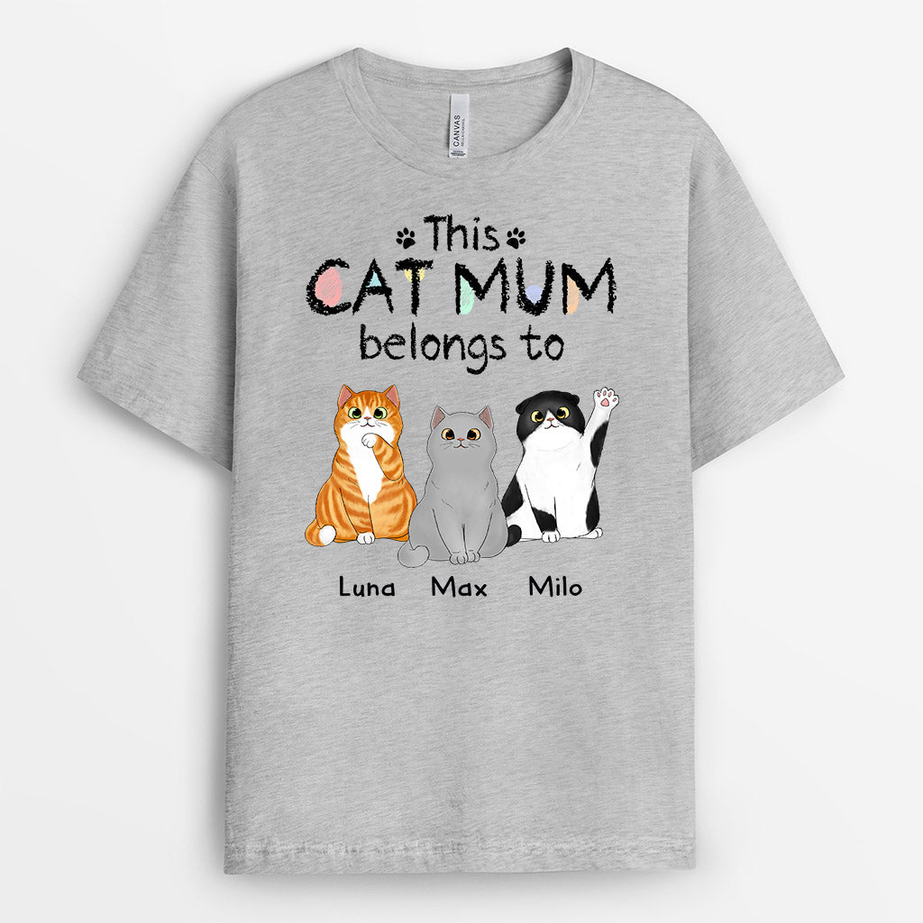 0938AUK2 Personalised T shirts Gifts Galaxy Cat Lovers