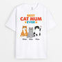 0943AUK1 Personalised_T shirts Gifts Watercolour Cat Lovers