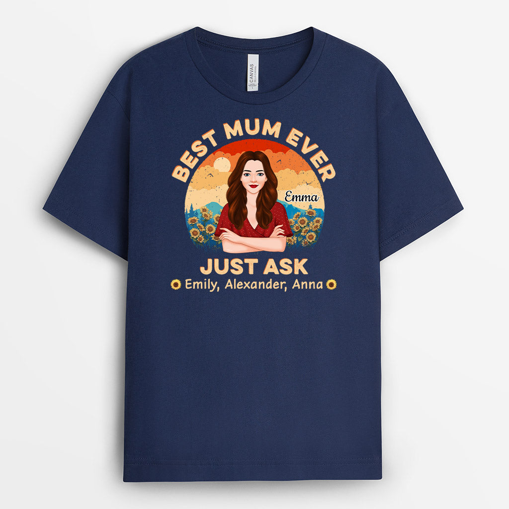 0947AUK2 Personalised T shirts Gifts Grandma Grandma Mum Mothers Day