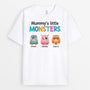 0948AUK1 Personalised T shirts Gifts Monster Grandma Mum