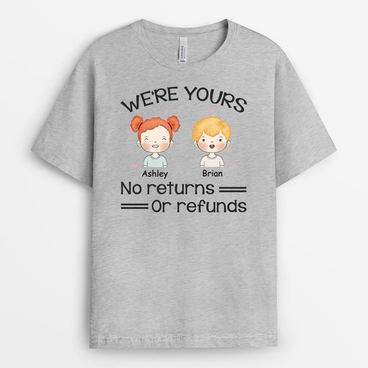 0950AUK1 Personalised T shirts Gifts Refunds Grandad Dad