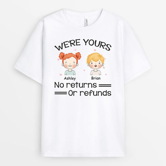 0950AUK2 Personalised T shirts Gifts Refunds Grandad Dad