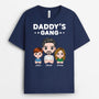 0951AUK1 personalised best dads gang t shirt