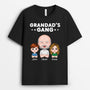 0951AUK2 personalised best dads gang t shirt