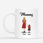 0957MUS1 Personalized Mugs Gifts Holding Hands Grandma Mom