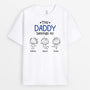 0959AUK1 Personalised T shirt Gifts Grandkids Grandad Dad