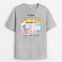 0972AUK2 Personalised T shirts Gifts Dinosaur Grandma Mum