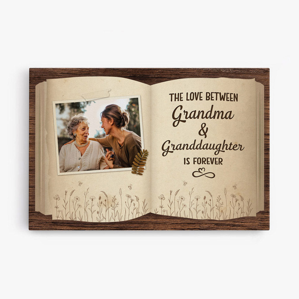 0979CUK1 Personalised Canvas Gifts Mother Back Grandma Mum