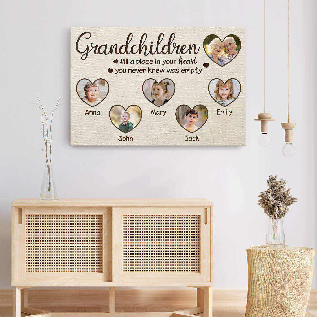 0981CUK3 Personalised Canvas Gifts Grandkid Photo Grandad Grandma_1e40a220 83d2 4432 a4e4 e2b1beab7804