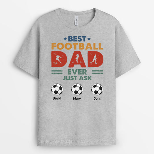 0983AUK2 Pesonalised T shirts Gifts Football Grandad Dad
