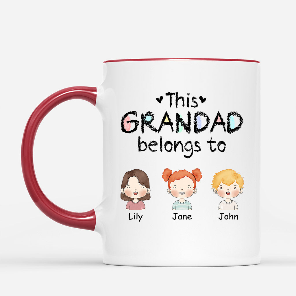 0989AUK2 Personalised T shirts Gifts Belongs Grandad Dad_030a102b 766f 4447 874a 904f80c17ba0
