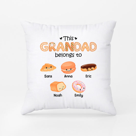 0992PUK2 Personalised T shirts Gifts Cartoon Grandad Dad