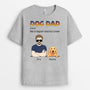 0998AUK1 Personalised T shirts Gifts Dog Dad Dog Lovers