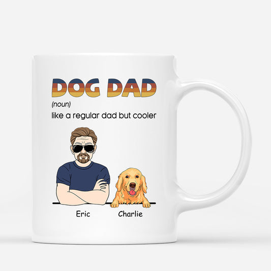 0998MUK1 Personalised Mugs Gifts Dog Dad Dog Lovers
