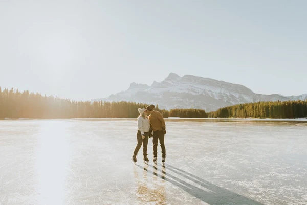 Romantic Ice Skating as 1 Year Anniversary Ideas