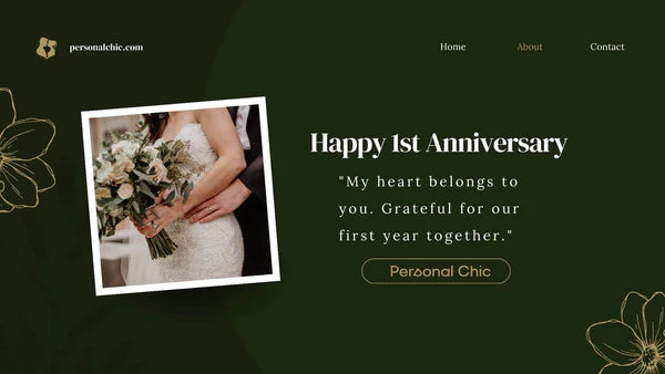 1 Year Anniversary Dating Wishes 