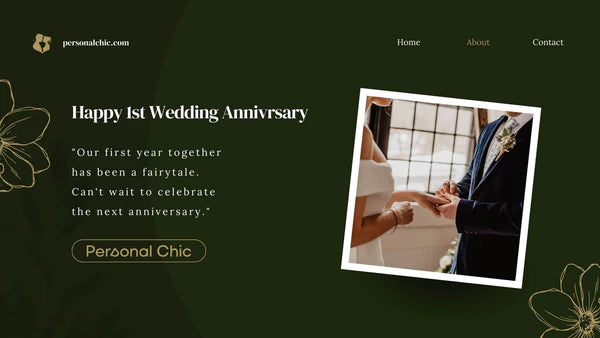1 Year Anniversary Wedding Wishes