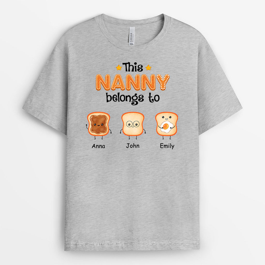 1002AUK2 Personalised T shirts Gifts Bread Grandma Mum