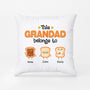 1002PUK2 Personalised Pillows Gifts Bread Grandad Dad