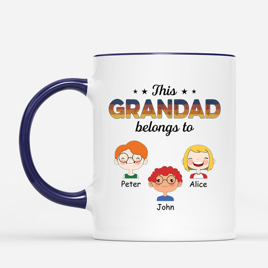 1003MUK2 Personalised Mugs Gifts Grandad Dad