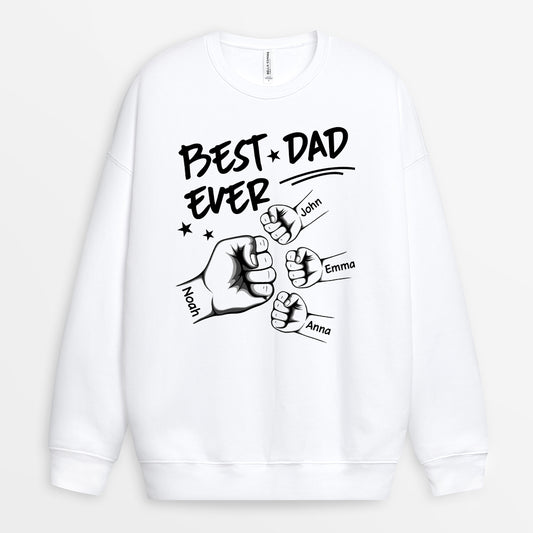 1006AUS1 Personalized T shirts Gifts Fist Bump Grandpa Dad