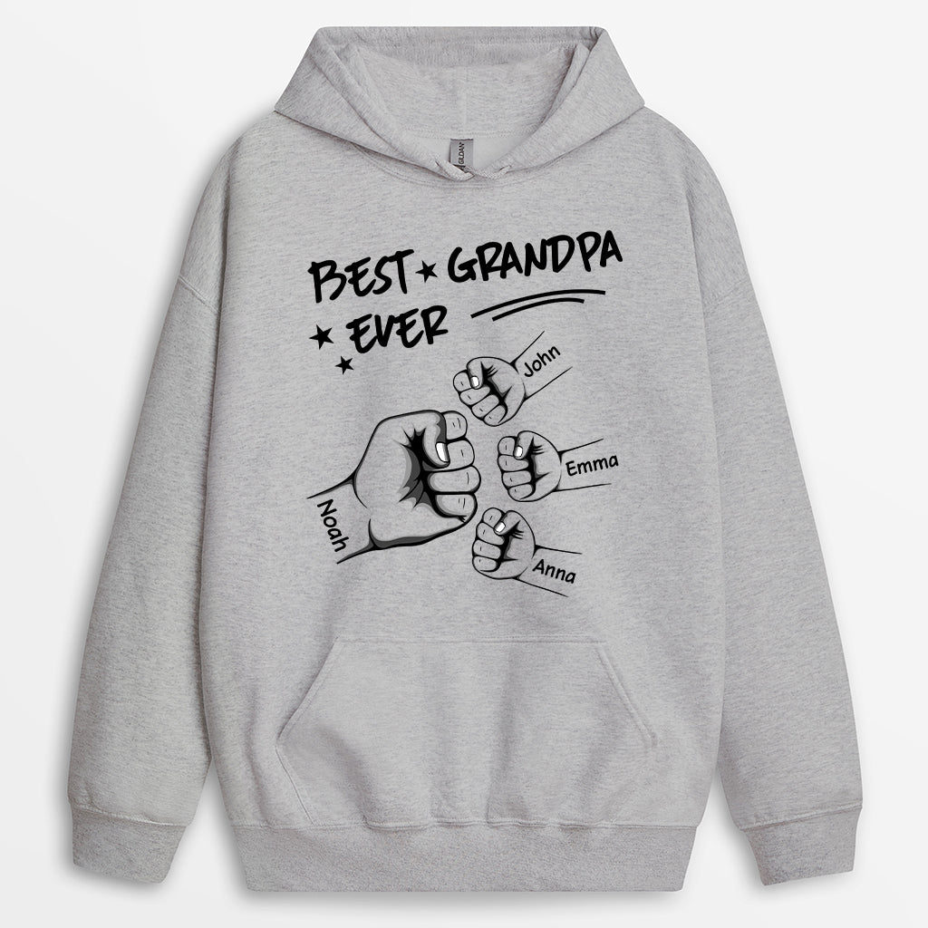 1006AUS2 Personalized T shirts Gifts Fist Bump Grandpa Dad_7b4ec35a 9279 4096 906d 37d4f230fff0