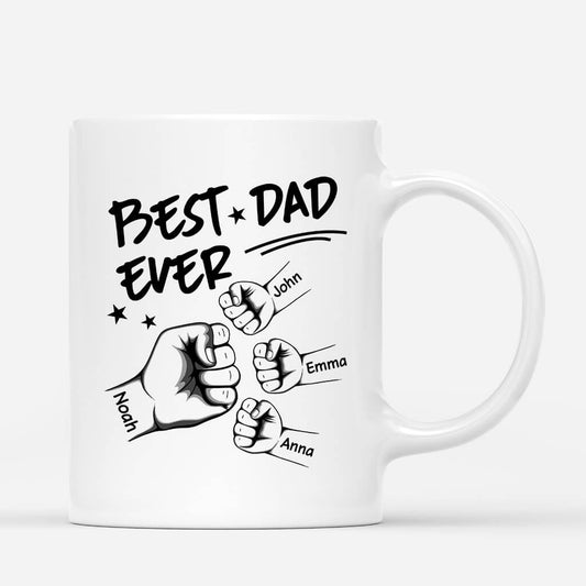 1006MUK1 the best grandad daddy ever fist bump personalised mug