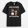 Personalised Like Father Like Son/Daughter Fist Bump T-shirt - Personal Chic