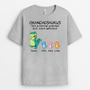 1012AUK2 Personalised T shirts Gifts Dinosaur Grandad Dad