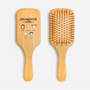 1017AUS1 personalized bamboo hairbrush with kids names gifts for momdad 1017aoqt8b