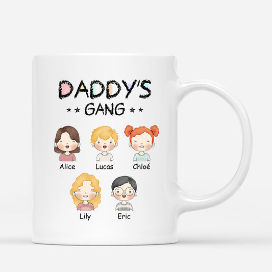 1017MUK1 Personalised Mugs Gifts Kids Grandad Dad