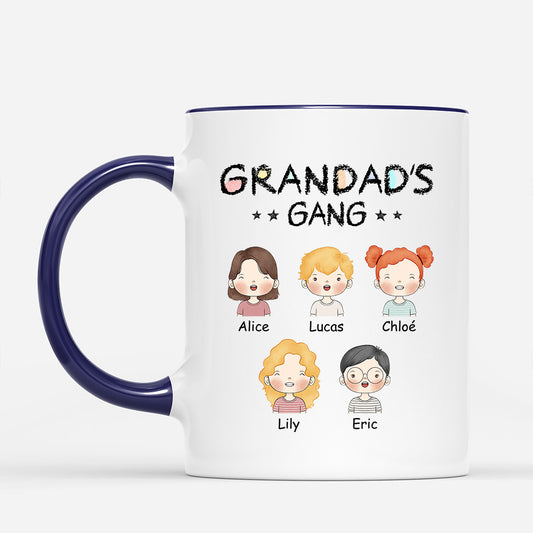 1017MUK2 Personalised Mugs Gifts Kids Grandad Dad
