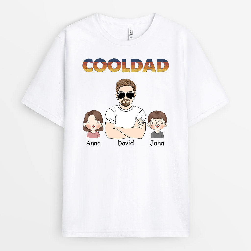 1018AUK1 Personalised T shirts Gifts Cool Grandad Dad