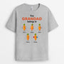 1019AUK1 Personalised T shirts Gifts Carrots Grandad Dad