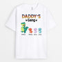 1021AUK2 Personalised T shirts Gifts Dinosaur Grandad Dad