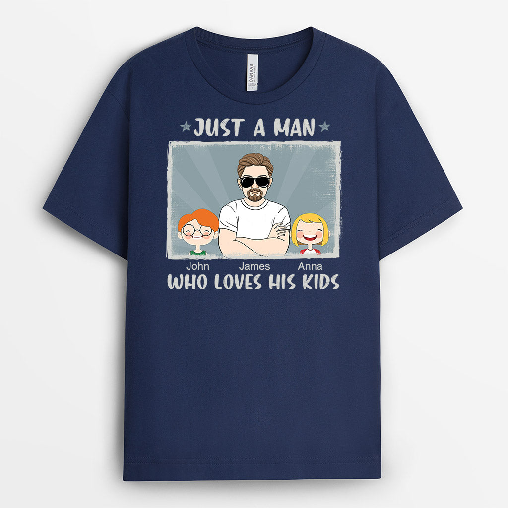 1022AUK1 Personalised T shirts Man Grandad Dad