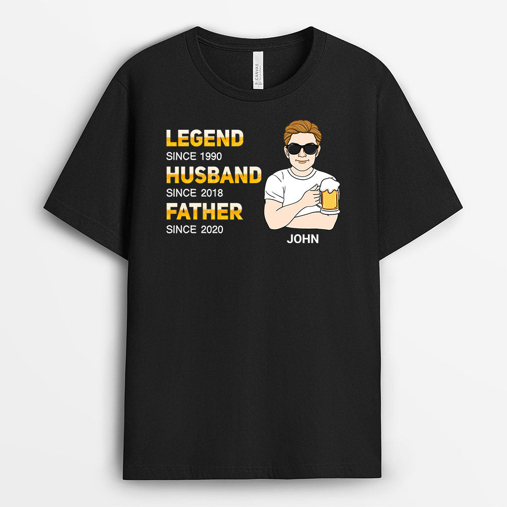 1024AUK1 Personalised T shirts Gifts Grandad Dad