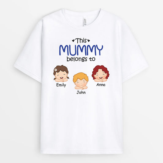 1025AUK1 Personalised T shirts Gifts Grandma Mum