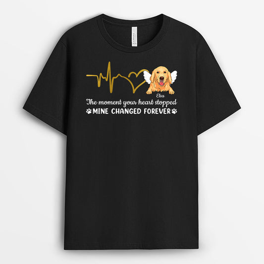 1033AUK2 Personalised T shirts Gifts Angel Dog Lovers