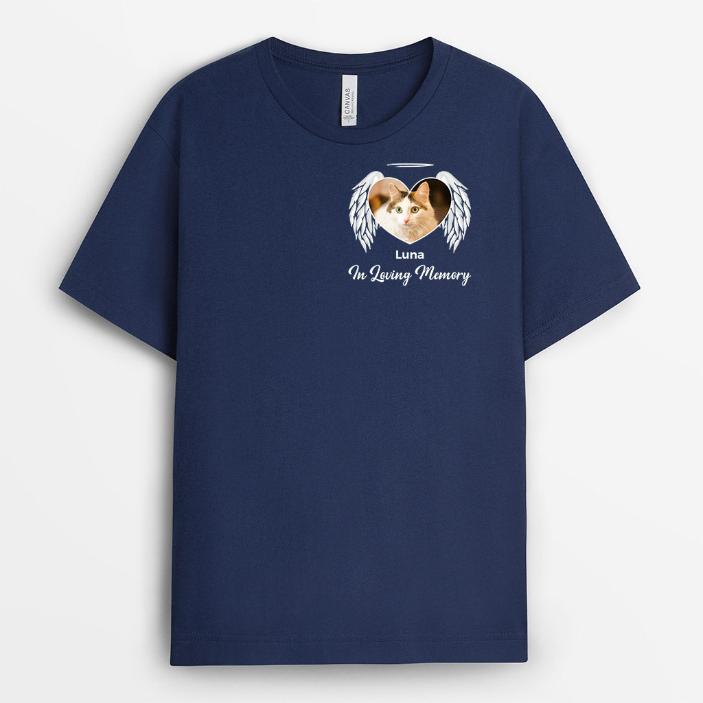1035AUK2 Personalised T shirts Gifts Cat Memorial Cat Lovers