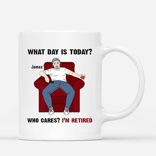 1039MUK1 Personalised T shirts Mugs Retired Grandad Dad