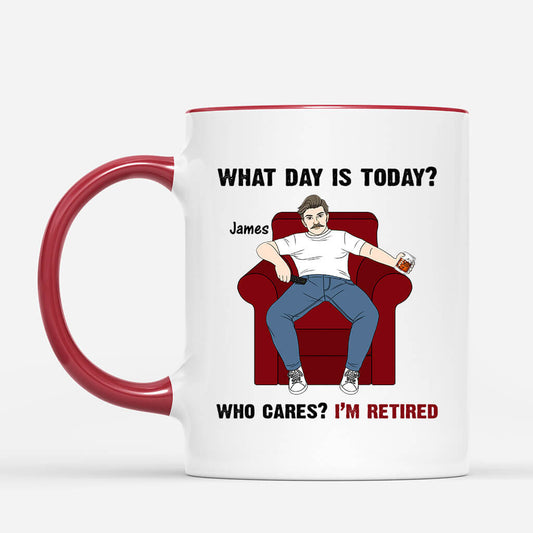 1039MUK2 Personalised T shirts Mugs Retired Grandad Dad