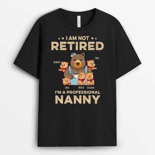 1044AUK2 personalised im a professional grandma t shirt