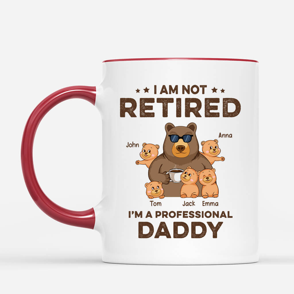1044MUK2 Personalised Mugs Gifts Bear Grandad Dad