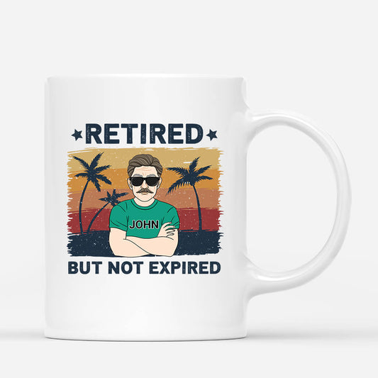 1045MUK1 Personalised Mugs Gifts Not Expired Grandad Dad