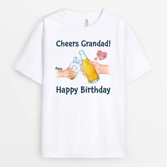 1047AUK2 Personalised T shirts Gifts Grandad Dad