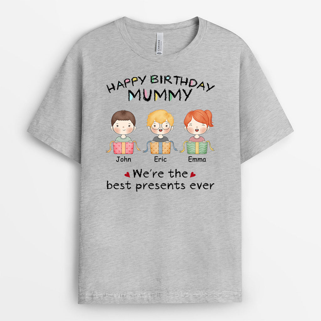 1049AUK1 Personalised T Shirts Gifts Birthday Mum