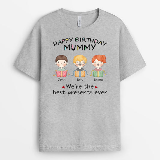 1049AUK1 Personalised T Shirts Gifts Birthday Mum