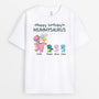 1050AUK1 Personalised T shirts Gifts Dinosaur Grandma Mum