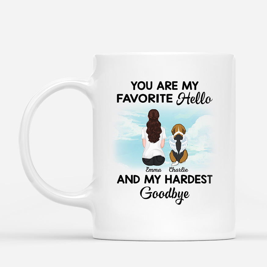 1052MUS1 Personalized Mugs Gifts Memorial Dog Lovers